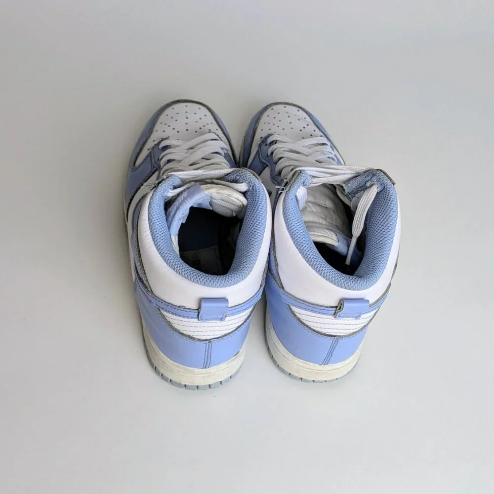 Nike Dunk High Aluminium University Light Blue Woman size :6.5